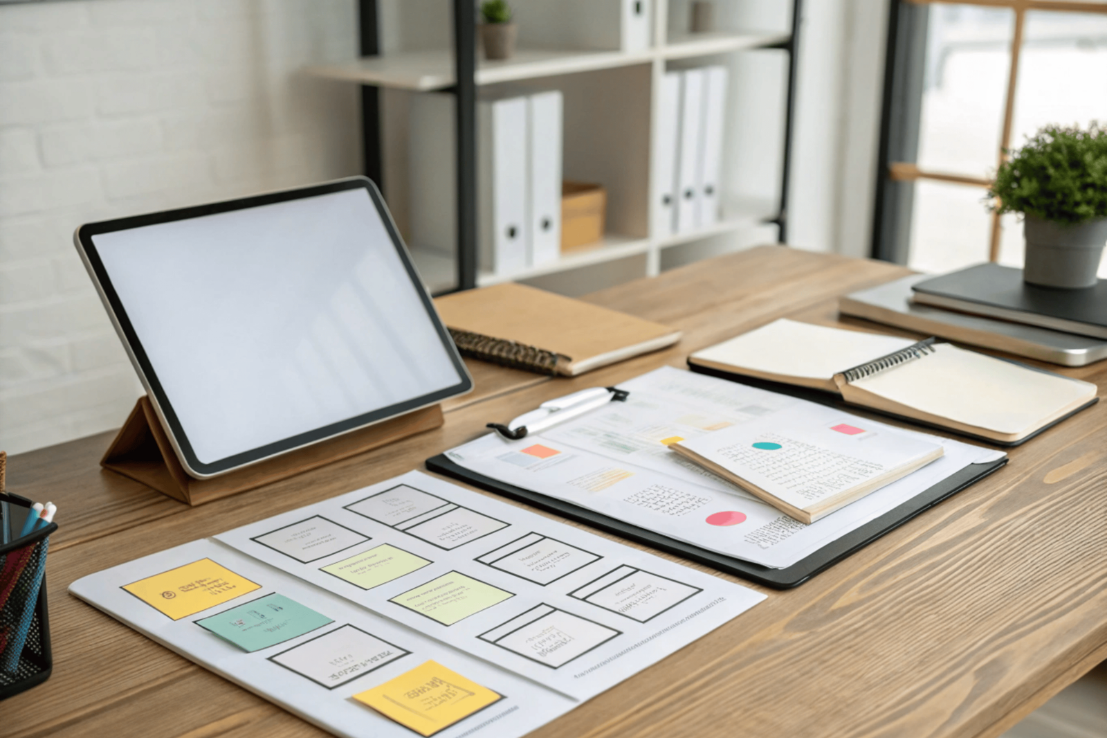 內容行銷規劃流程工作桌面